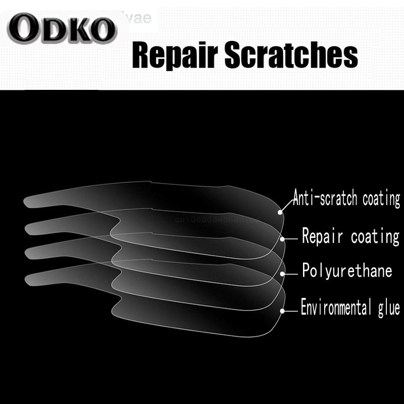 2X Car Headlights Tint Smoked Black Protective Film Transparent TPU Sticker For Land Rover Discovery 4 LR4 2009-2016 Accessories