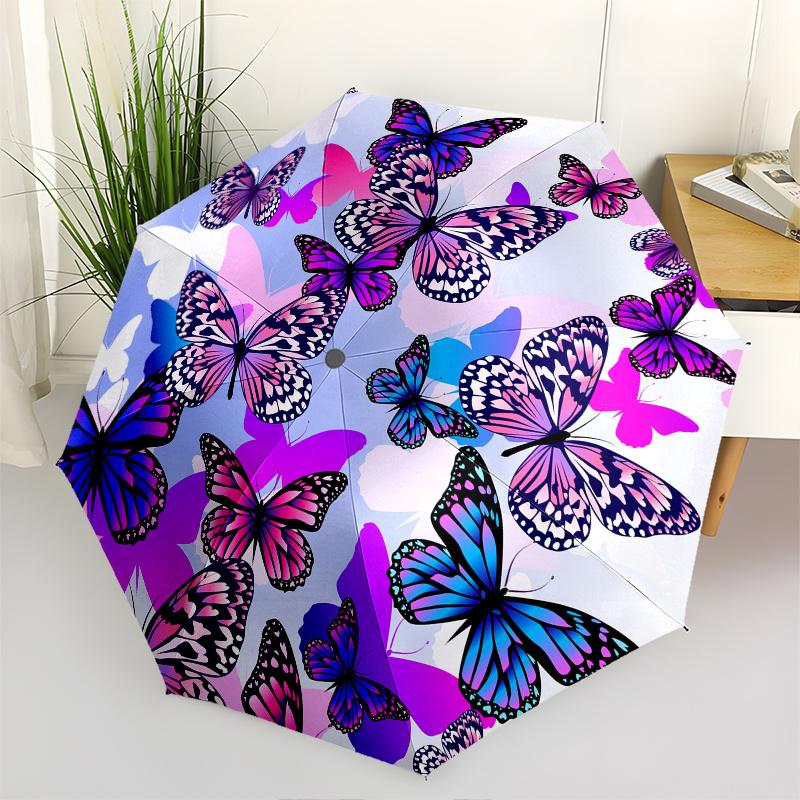

Colorful Butterfly Fabric, Vibrant Butterflies on Soft Background, Perfect for Quilting, Sewing, or Home DecorUmbrella, Cute Umbrella with Cute Design