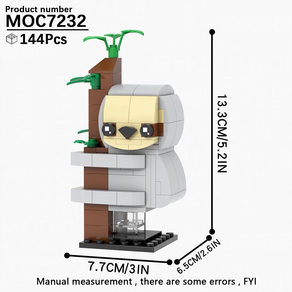 MOOXI Animal Series MOC Brick Panda Tiger Cat BrickHeaded Ser Model Adultes Building Block Kids Education Toys For Children Gift