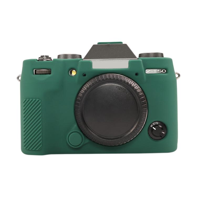 Glossy Soft‑Silicone Shock‑Resistant Camera Protective Shell, Anti‑Vibration Cover For FUJIFILM X‑T50 Mirrorless Camera