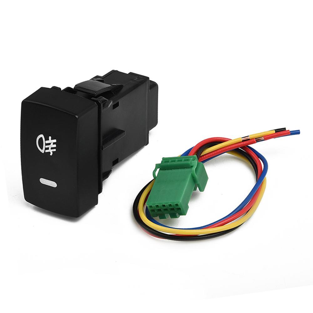 5-Pin Fog Lamp Switches with Cable Car Light On/Off LED Push Button 12V Auto Fog Lights Switch Or Honda Accord Civic Accessories Switches4