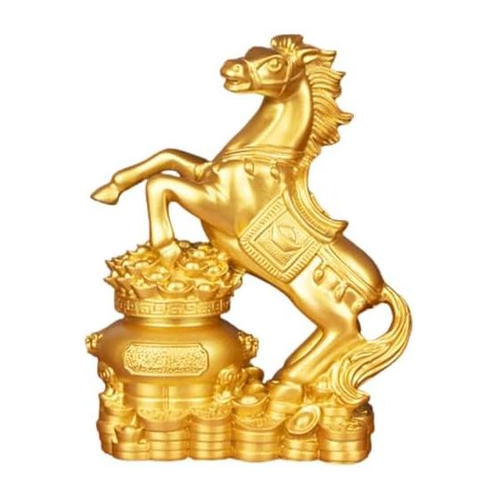 2026 Zodiac Figurine Horse Year of the Horse Horse Gold Good Luck Financial Luck Year of the Horse Lucky Charm Horse Racing Feng Shui Luck Good Luck