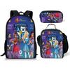 Descendants Laptop Backpack Set With Large Capacity For Students And Daily Use