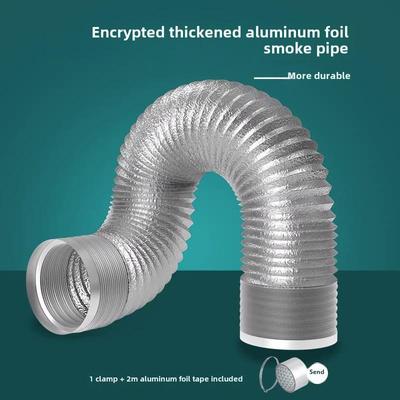 Universal Aluminum Foil Ventilation Duct for Range Hoods and Bathroom Exhausts