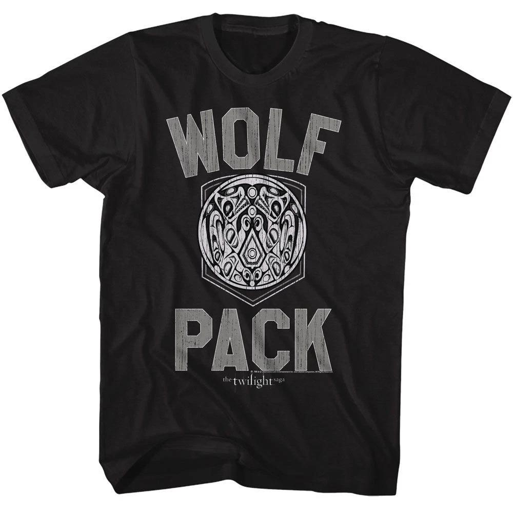 Twilight - Wolf Pack - American Classics - Solid Black Short Sleeve T-Shir 100