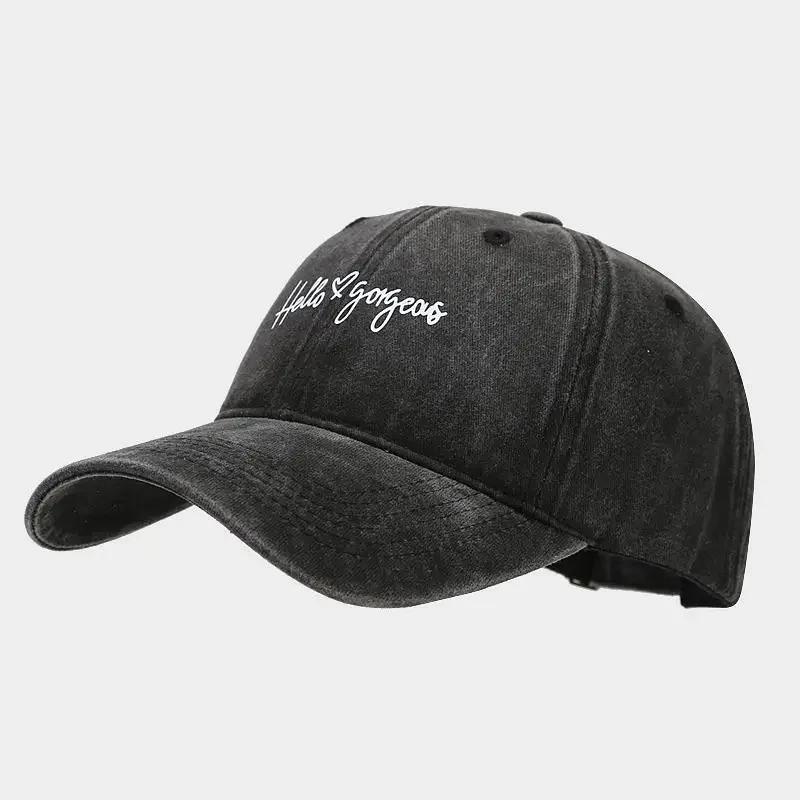 Spring and Summer Cotton Letter Print Casquette Baseball Cap Adjustable Outdoor Snapback Hats for Men and Women 257