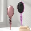Boar Bristles Hair Brush with Ergonomic Handle Anti-static Scalp Massage Air Cushion Comb Men Women Portable Hair Styling Detangling Brush