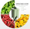 2025 Upgraded Pepper Seed Corer Remover, 2-In-1 Bell Pepper Cutter & Deseeder for Effortless,Fruit Pepper Corer