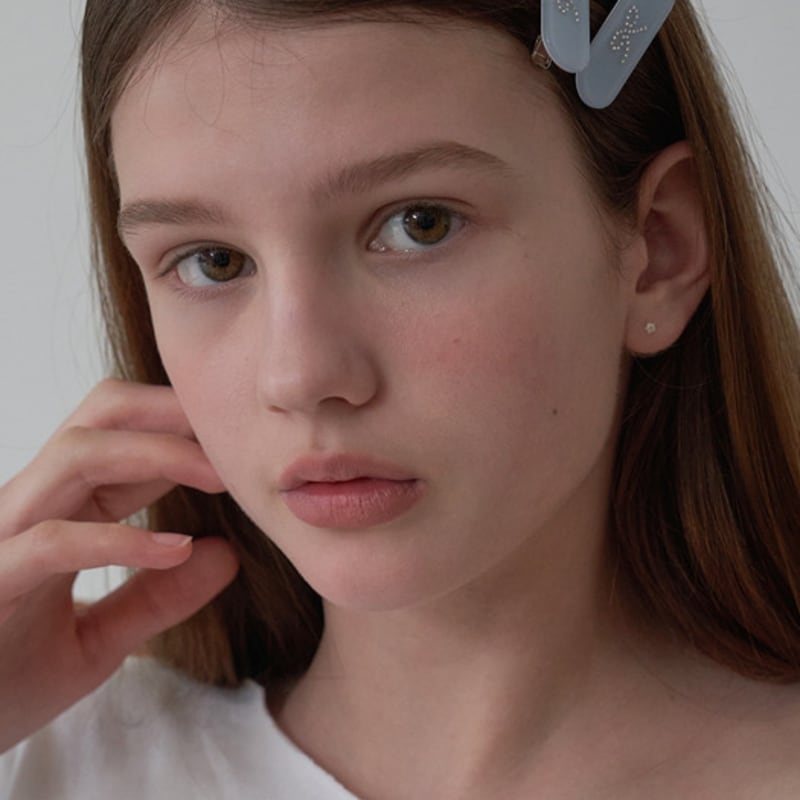 

OVT-U Tiny Ribbon Clip Set_5 colors Peach