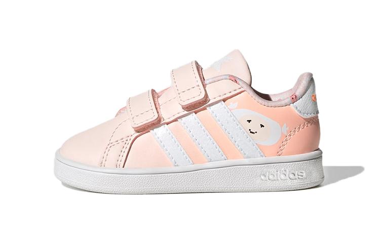 

Adidas Neo GRAND COURT Breathable Low top Toddler Shoes Pink White Infant And Toddler FW4949 20