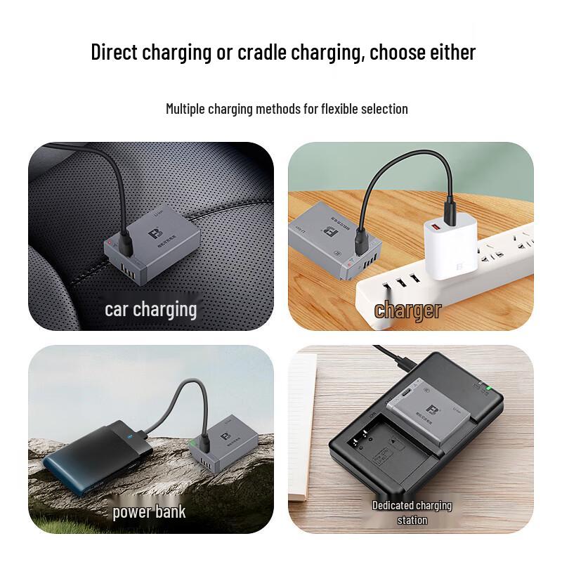 FB LP-E17 Type-C Direct Charge Camera Battery for Canon CN plug (adapter included)