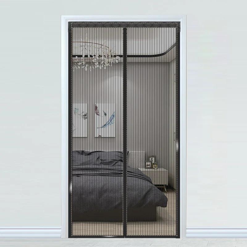 

Magnetic Screen Door Magnetic Mosquito Net Automatic Closing Window Curtains 80/90/100 Cms Curtain Shades Home Textile Garden 80x210cm