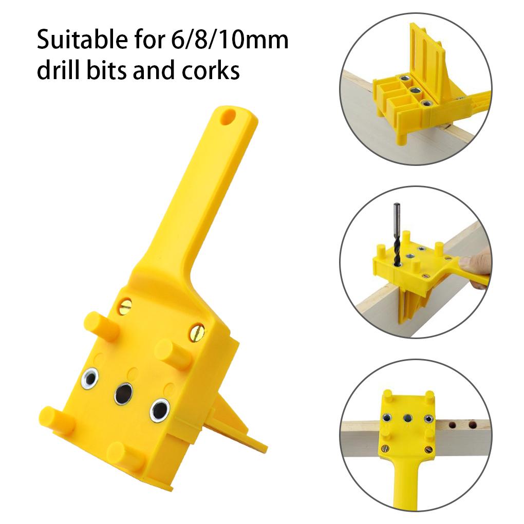 38pcs/set Wood Doweling Set ABS Wood Drilling Hole Puncher Handheld Board Hole Locator