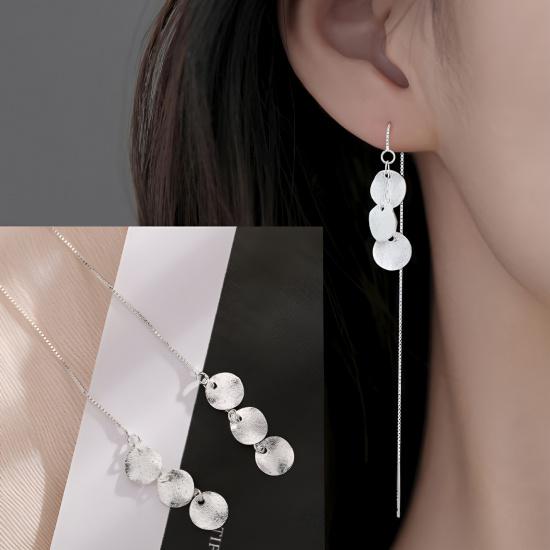 VENTFILLE 925 Sterling Silver Drop Earring For Women Zircon Crystal Hollow Out Cat Personality Jewelry Gift Dropshipping