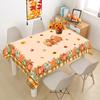 Thanksgiving Fall Rectangle Tablecloths Wedding Decor Autumn Pumpkins Maple Leaf Printed Waterproof Table Cloth for Table Decor