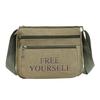 Business bag Men's and women's nylon collection wallet Canvas charging bag Cashier shoulder messenger bag Oxford cloth bag Korean version satchel bag