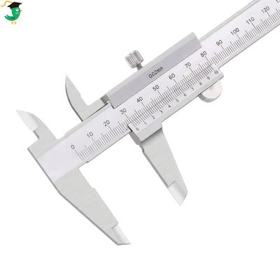 Industrial Grade High Carbon Steel Vernier Caliper High Precision 0.02mm Portable Measuring Tool Micrometer Gauge for Workshop
