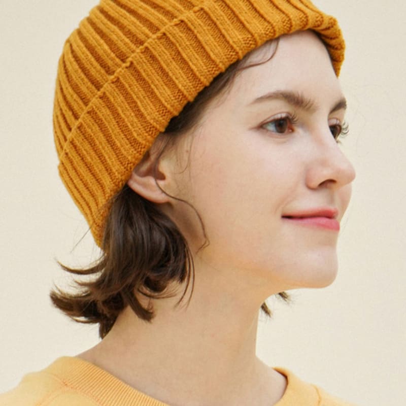 CHIQUITA Knit Beanie Mustard 233704SMS