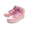 Nike Dunk Slip Resistant Cushioning Abrasion Resistant High top Kids' Skateboarding Shoes Pink White Spot Teenagers 316604-605
