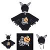 Cute Toddler Baby Boys Girls Halloween Bat Costume Romper And Hat Outfit For Parties