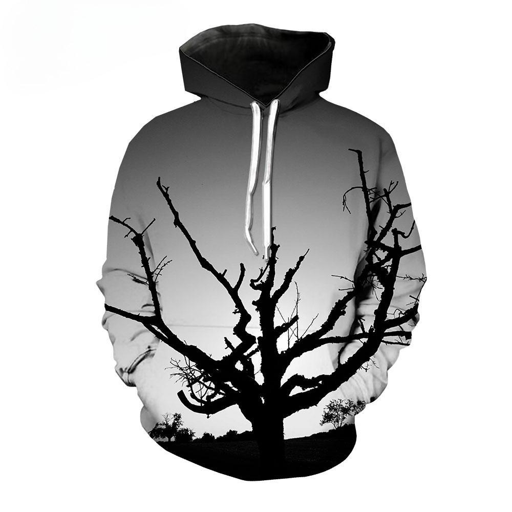 Iceberg Glacier Scenery Fleece Hoodie, Men's Thick Warm Autumn Winter Sweatshirt, Snow Mountain Ice Landscape Pullover for Outdoor Style