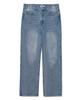 PARTIMENTO [14Oz] Straight Denim Pants Blue