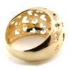 Gold Plated Ring 'Choreography' Love