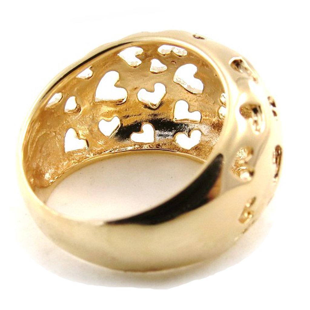 Gold Plated Ring 'Choreography' Love