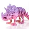 Big Mouth 3D Printed Triceratops Candy Color 3D Articulated Dinosaur Toys  Landscaping Decoration