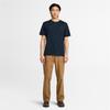 Timberland Men's Short Sleeve Oyster River Chest Logo T-Shirt, Dark Sapphire/Dark Denim, Size XL (TB0A6DKUZ021)
