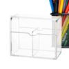 For YOTO Acrylic Box For Cards Acrylic Card Display Case Collectible Deck Holder With Lid For Large Capacity Storage Sports Game