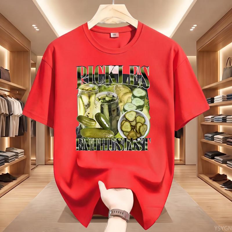 Vintage Pickle Enthusiast Funny Meme T Shirts Women Fashion 90s Graphic T-shirt Tees Women T Shirt Clothes