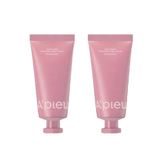 

A pieu Juicy Pang Perfume Hand Cream – Rosemary Scented Moisturizing Hand Cream 30ml (Set of 2)