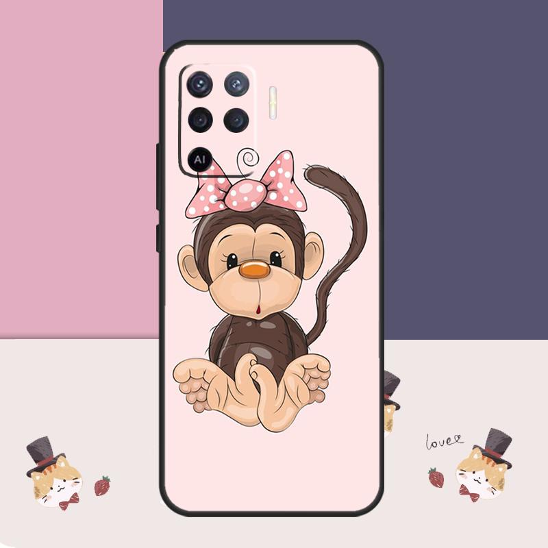 Monkey Gorilla Ape Baby Case For Oppo A38 A58 A78 A98 A54 A74 A94 A18 A57 A17 A77 A80 A60 A40 A96 A76 A16 A15 A5 Pro