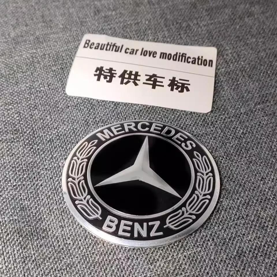 4Pcs 56mm Car Wheel Center Hub Cap Sticker Accessories For Mercedes Benz Brabus AMG Smart Maybach W205 W203 W206 W108 W124 W126 DB1