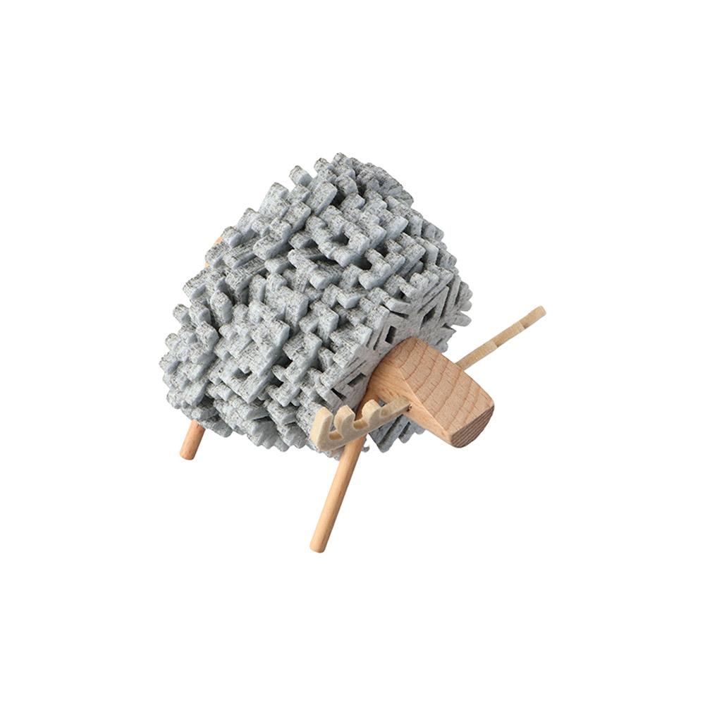 Creative Placemats Anti Slip Sheep Shape for  home Felt Coaster Cup Mat Cup Pads Drink Coasters