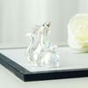 Lucky Mouse Rat Figurine Exquisite Attracting Wealth Crystal Rat Ornament Clear Crystal Crafts Mini Table Ornaments Living Room