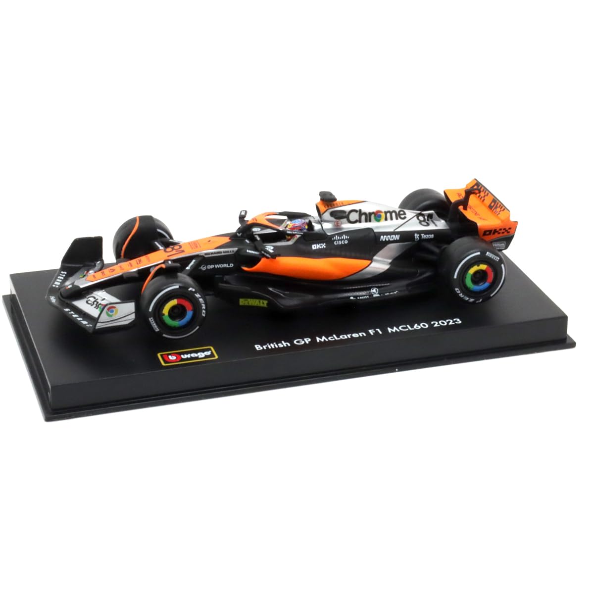 

2023 Blago Scale McLaren F1 MCL60 British GP with Driver Case Oscar 1/43 & (NO.81 Piastry)