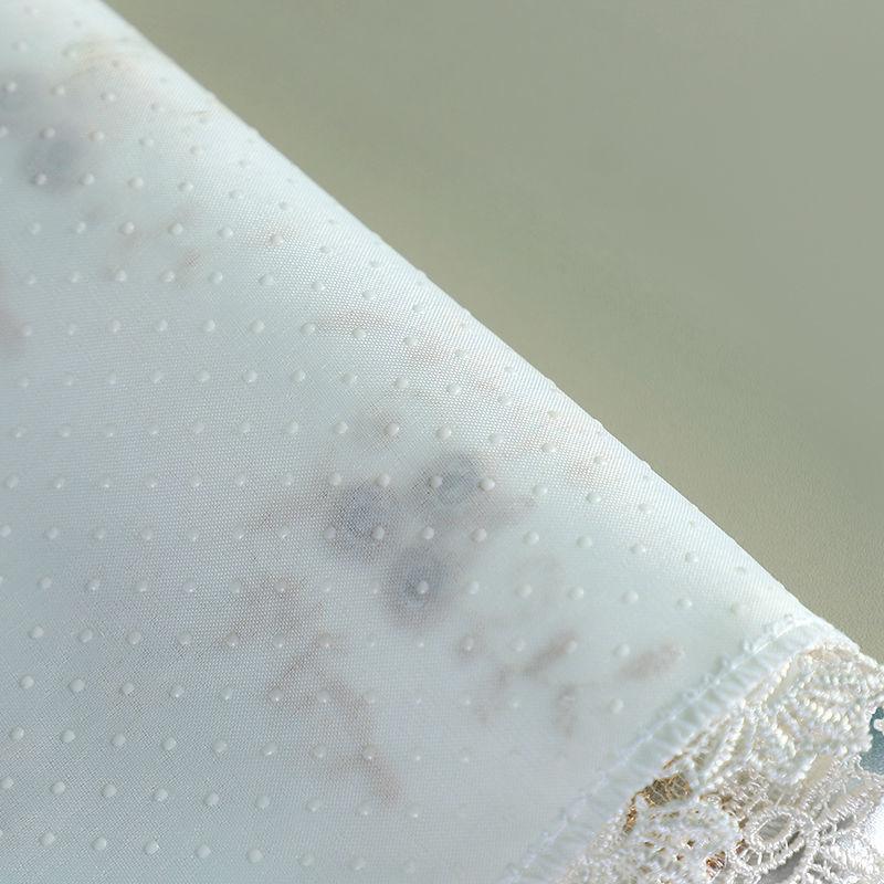 Lace Embroidery Washing Machine Covers Sunscreen Anti-slip Dust Cases for Automatic Protective Cover Decoration