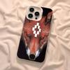 M-MARCELO B-BURLON For IPhone 17 16 15 14 13 12 11 Pro Max Plus Matte Color Back Phone Cover