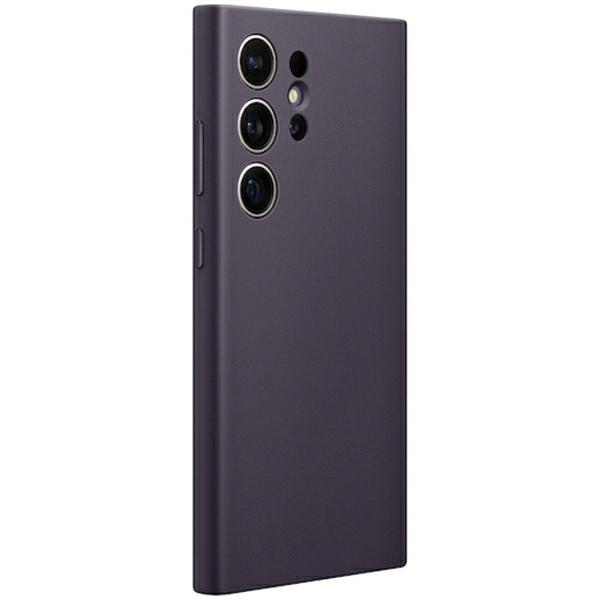 Hülle Samsung Gp-Fps928Hcavw S24 Ultra S928 Dunkelviolett/Dark Violet Vegane Lederhülle