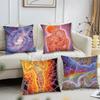 Abstract Alex Grey Trippy Psychedelic Pillow Bedroom Sofa Leisure Comfort Cushion Car Living Room Home Decoration
