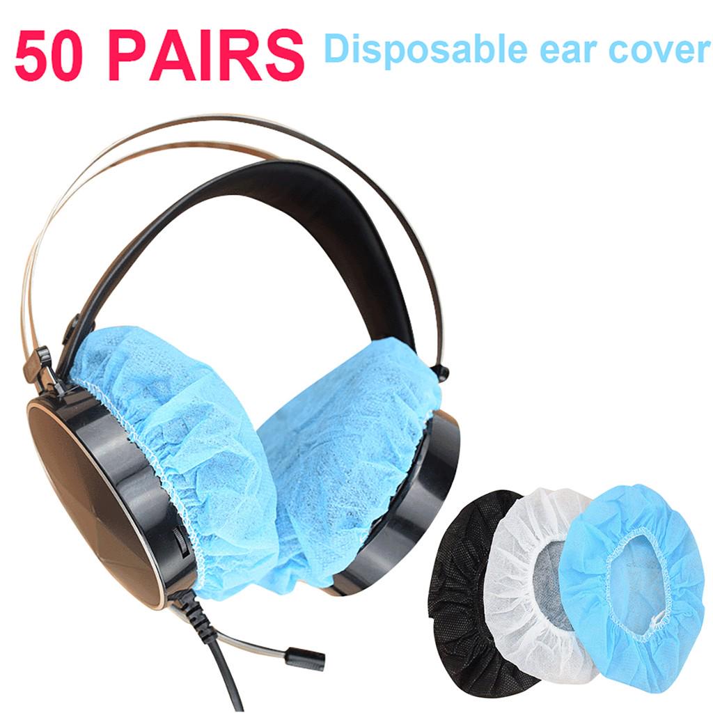 Disposable Hygienic Sanitary Earpad Covers for Small Headphones and All Headsets