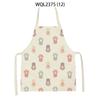 1Pcs Cat Graphic Printed Home Kitchen Apron Linen Sleeveless Antifouling Kids Bib Chef Cooking Baking Apron Home Cleaning Tools