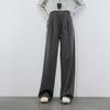 Sancai 2025 Autumn Loose High-Waist Wide-Leg Pants