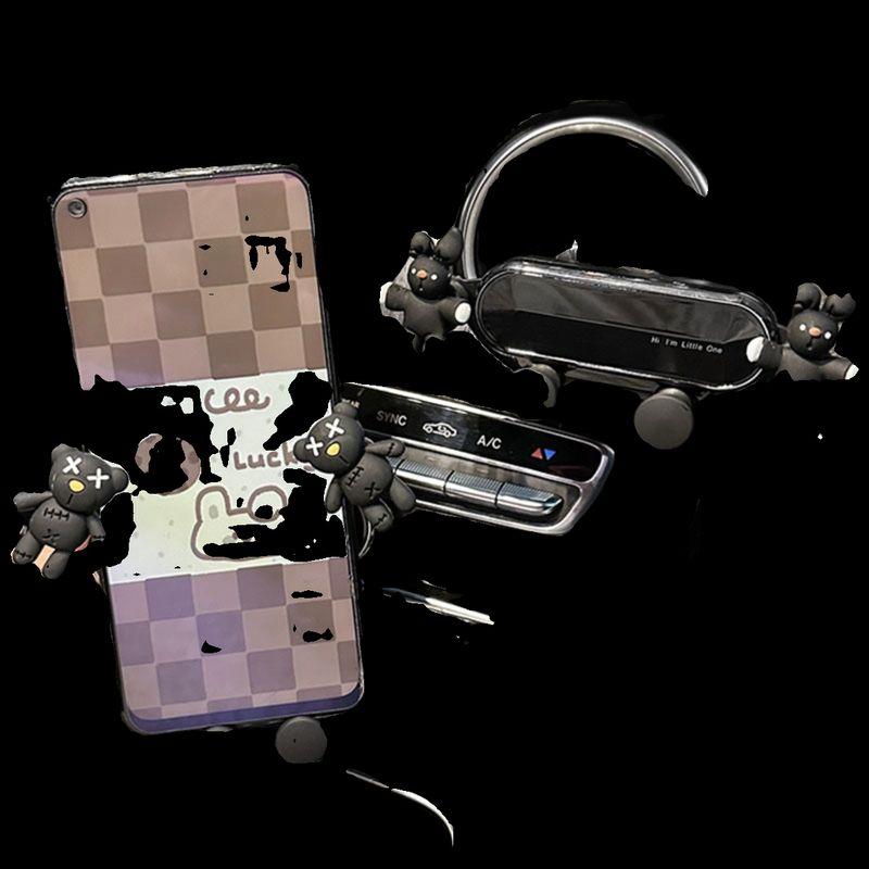 Mobile Phone Car Bracket Car Navigation Special Cute Car Fixed Car Support Frame Women Air Outlet Mobile Phone Holder