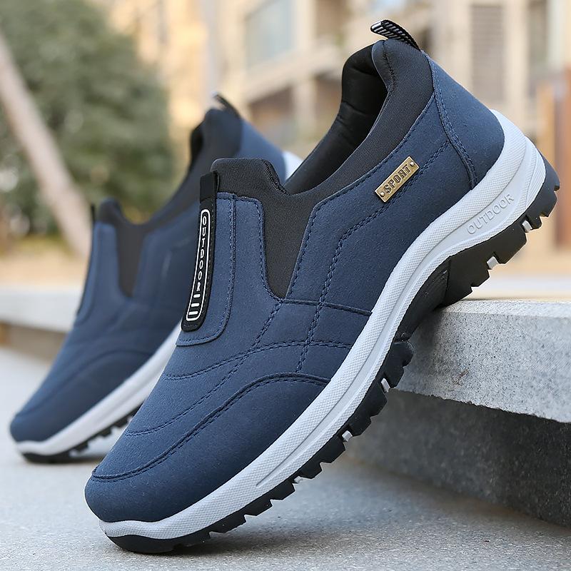 

Outdoor men s shoes spring new models in the elderly leisure sports lightweight single shoes comfortable one pedal loafers 39