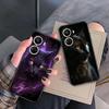Black Cat Staring Eye Phone Case For HUAWEI NOVA Y70 3I 7I 8I 9SE P30 Y9 HONOR 8X 9X 20 90 X5 X6B X7A X7B X8B X9 X9B X9A Case