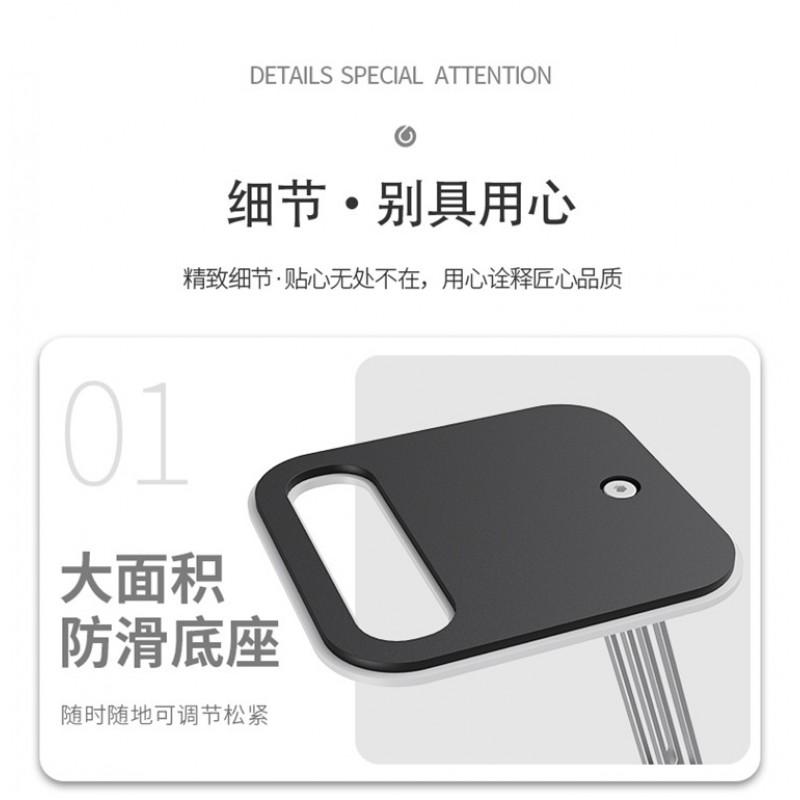 Yoobao YB-P47 Adjustable Desktop Stand Smartphones Tablets Foldable Rotating Aluminum Alloy Holder Universal Mount In White