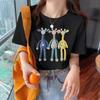 Cotton T-shirt women's American retro 2025 summer new round neck short sleeves